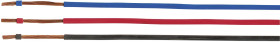 Helukabel 52898 Przewód jednożyłowy H05Z-K 1 x 1 mm² żółty Produkty w metrach bieżących