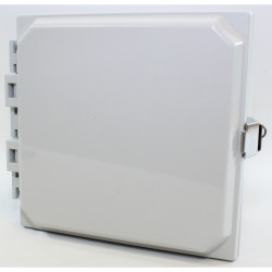 Hammond PCJ884L IP66 Type 4X Polycarbonate Junction Box Hinged Lid Snap Latch