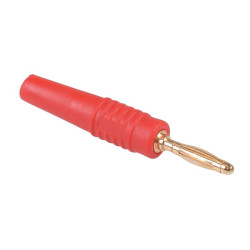Red 2mm Gold Plated Banana Test Plug