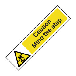 Scan 5109 Caution Mind The Step - PVC 200 x 50mm