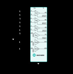 Incremental Encoder Interface for RS-422, HTL, and TTL with Digital Inputs
