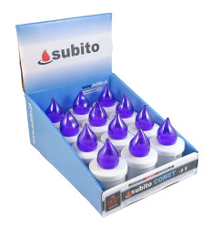 Wkład do znicza świeczka LED Subito COMET fioletowy (12 szt)