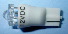 R-10 12V LED BIAŁA Z COKOŁ.PLAS.FLUX