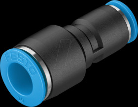 130607 Steckverbindung, gerade, mit Reduzierung Ø 10 mm &lt;&gt; 6 mm