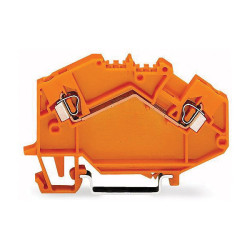 WAGO 780-602 2-conductor Through Terminal Block Orange