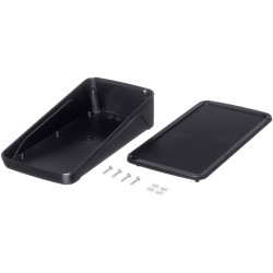 BOPLA 35190035.HMT1 Desk Casing 200x105x53.6mm ABS Black RAL9005