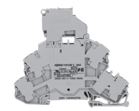 Złączka Bezpiecznikowa Dwupiętrowa Z Uchylną Podstawką Bezpiecznika 2002-2611/1000-836 /25szt./