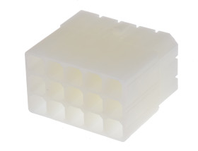 Obudowa złącza 15-pinowe 3-rzędowe raster: 6.3mm Molex Żeński Montaż na kablu STANDARD .093" Gniazdo ze stykami, o