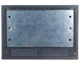 Simon Connect Puszka SF podłogowa sześciokrotna 12xK45 + 2x SM302/9 szara SF610/1