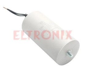 KONDENSATOR 150VF/450V JY107 65X130MM PRZEWODY,ŚRUBA