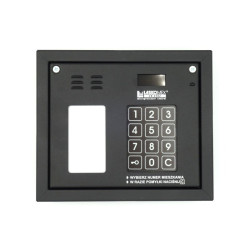 Panel CP-2502NR Czarny z czytn RFID i mini listą lokatorów