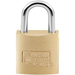 Burg Wächter 2961 Padlock Brass Keyed-Different Solid Quality 25mm