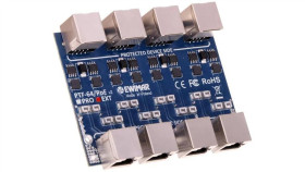 4-Kanałowy Moduł Ogranicznika Przepięć Sieci Lan Gigabit Ethernet Ewimar...
