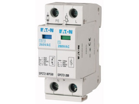 Ogranicznik przepięć Typ 2 (C) 2P 20kA 1,4kV SPCT2-280-1+NPE 167619 EATON