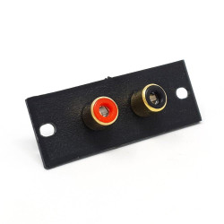 RCA Panel Mount Chassis Plate