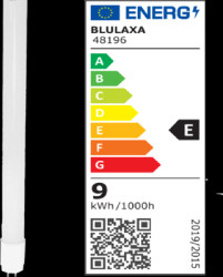 LED lamp, G13, 10 W, 1000 lm, 240 V (AC), 6500 K, 300 °, dull, cool white, E, 48196