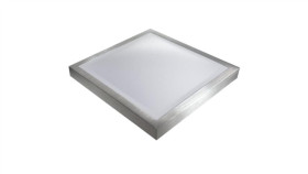 Plafon Vital Kwadrat 2*E27 Srebrny