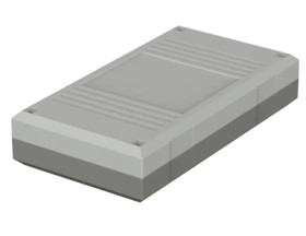 PS enclosure, (L x W x H) 150 x 82 x 31 mm, light gray/agate gray (RAL 7035), IP40, 32153062