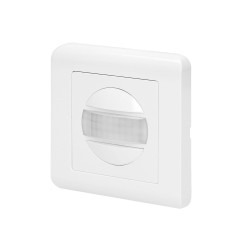 Czujnik ruchu, 2 żyłowy, 160st. IP20, 300W, do puszki