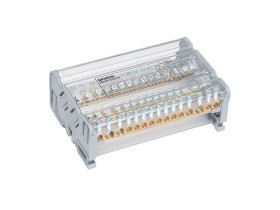 Blok dystrybucyjno-rozdzielczy 4-biegunowy 2x35+2x25+11x6 mm2 TH35 MOBLOCK MAB4126A18 MOREK