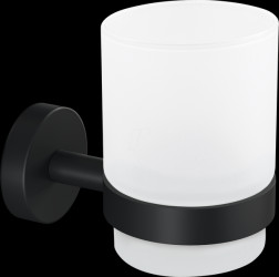 40566-00000-00 tesa Moon black toothbrush holder