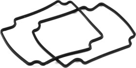 Seal, silicone, (L) 75 mm, black, for series 1590Z 100, 1590Z100G