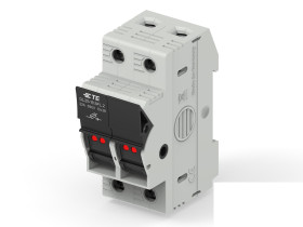 Oprawa bezpiecznikowa Uchwyt bezpiecznika modułowego rozmiar: 10 x 38mm 30A 600V Zacisk TE Connectivity