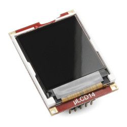 Sparkfun Serial Miniature LCD Module - 1.44" (uLCD-144-G2 GFX)