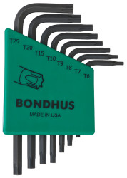 Klucz Torx typu L, 8 szt., Bondhus