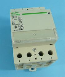 STYCZNIK MOD.SZYNA 63A/230VAC 4NO