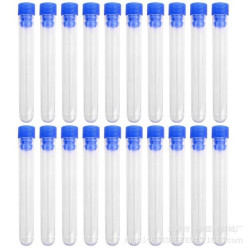 Probówka z tworzywa sztucznego - 13x100mm - z zatyczką - 20szt