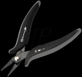 T3891 ESD flat-nosed pliers, short, smooth jaws