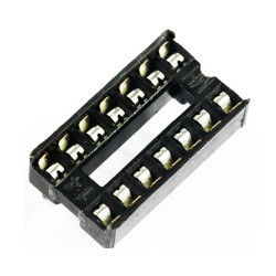 DIL14P DIP-14 Chip Base - Spring Pin Holders