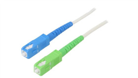 Sca-Scu/Os2-150Wh Patch Cord Światłowodowy Os2 Sc/Apc,Sc/Upc 15M Lszh Biały