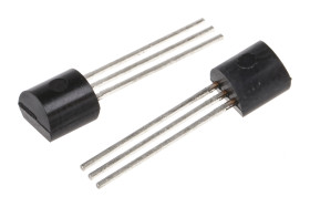 Czujnik temperatury Temperatura Analogowe -30 do +100 °C. ±4°C Otwór przezierny TO-92 LM61CIZ/NOPB