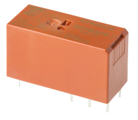 Przekaźnik mocy 12V dc DPDT TE Connectivity, montaż PCB 360 Ω Otwór przezierny