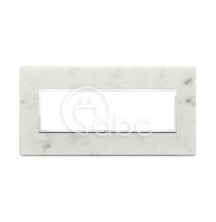 Ramka ozdobna Eikon Evo, 7M, Carrara White, 21657.51