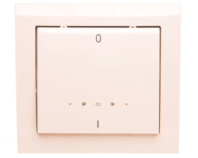 KIER Łącznik podwójny z podświetleniem beżowy ŁP-11WS/01