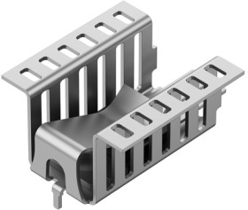 Clip-on heatsink, (L x W x H) 26 x 13 x 13 mm, 21.9 K/W, solderable surface, 10151078