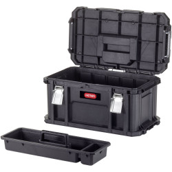 Keter 239995 Connect Toolbox Empty Black 1 piece Durable and Spacious