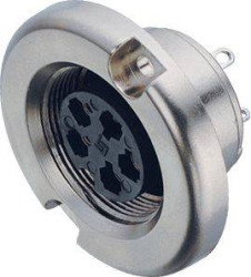 binder 09 0448 00 12-20 Złącze żeńskie kołnierzowe złącze żeńskie proste Seria: 691 Łączna ilość styków: 12 1 szt.