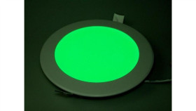 Panel Led Okragły Round 12W 230V Zielony