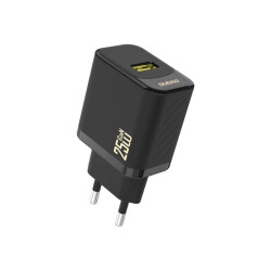 Zasilacz - ładowarka sieciowa Dudao A27S GaN szybka USB-A 25W czarna