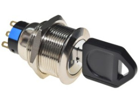 Przełącznik z kluczykiem 19mm 3pin