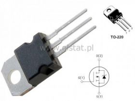 Tranzystor; STP12NM50; N-MOSFET; 12A; 500V; TO220