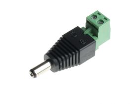 Wtyk DC 2,5/5,5 z listwą rozłączną