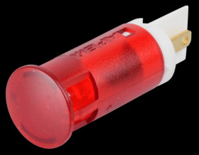 QS121XXR12 Indicator LED, 12 V DC, 12 mm, FASTON, red