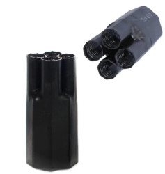 Palczatka Koszulka Termokurczliwa Rurka 4-palczasta Czarna 55/21mm