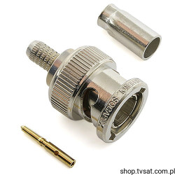 22540052 Straight cable plug 50 Ohm TO-WIRE HUBER+SUHN