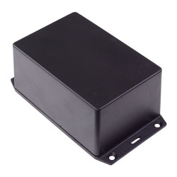 1591XXTSFLBK Hammond Multipurpose Black GPABS Enclosure Flanged Lid 123 x 83 x 59mm